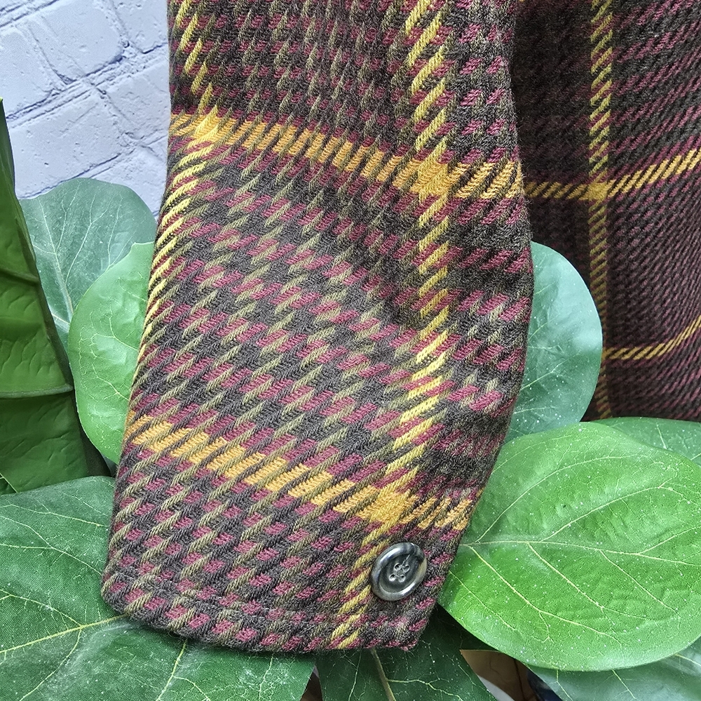 Linda Allard For Ellen Tracy 80s Plaid Blazer - Picture 6 of 10
